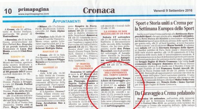 In prima pagina