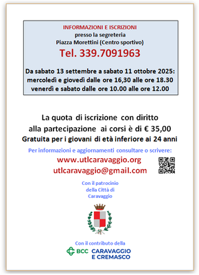 iscrizioni 2025-26