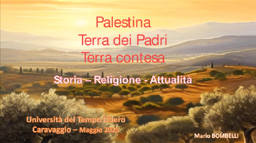 palestina - terra dei padri