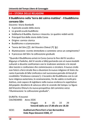 14 - STORIA DELLE RELIGIONI