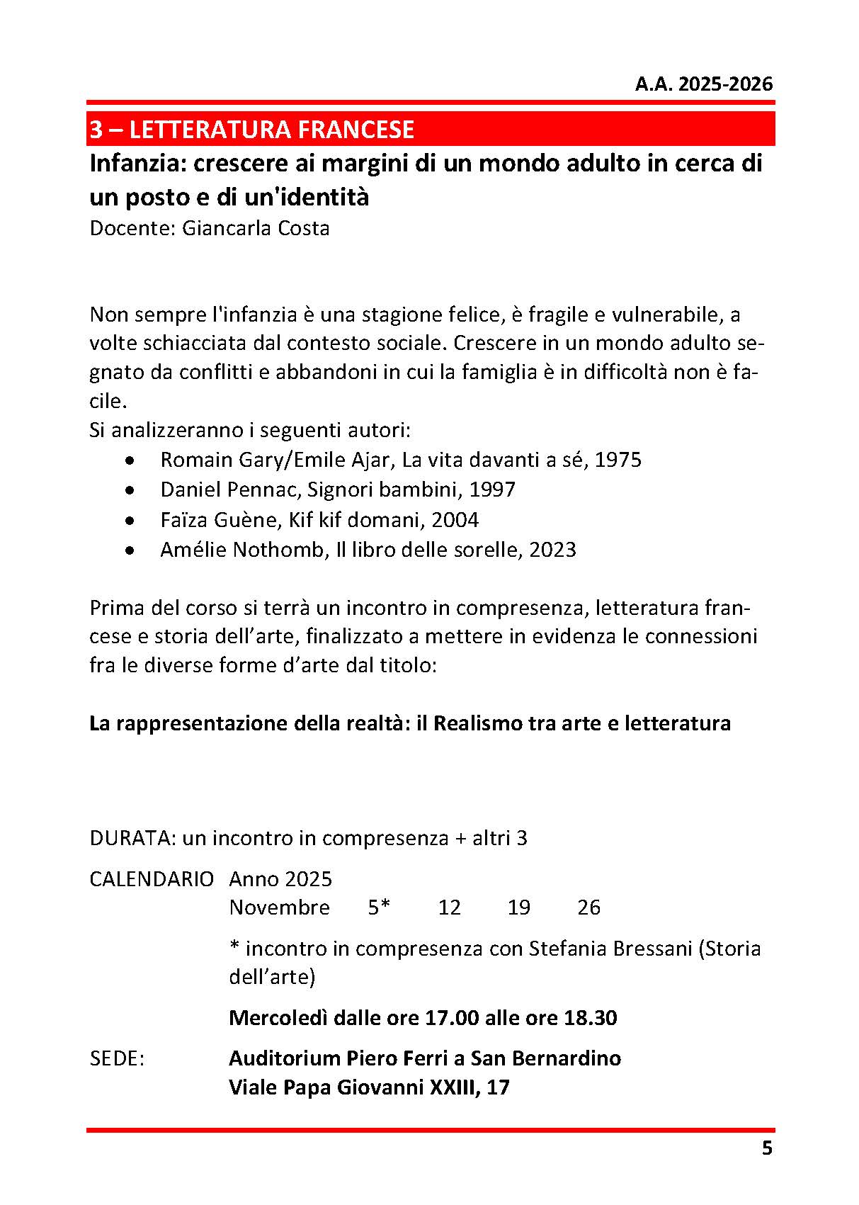 3 - LETTERATURA FRANCESE