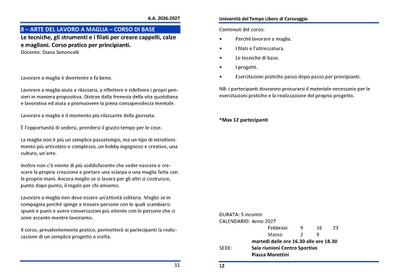 8 - ARTE DEL LAVORO A MAGLIA - Corso pratico per principianti