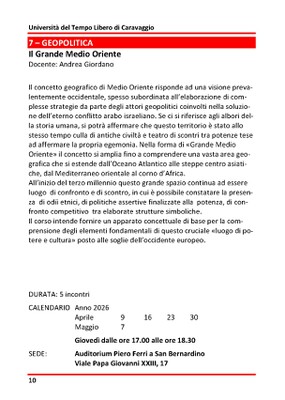 7 - Geopolitica